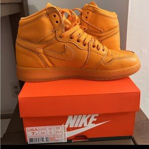 NIKE AIR JORDAN 1 RETRO HIGH OG GATORADE ORANGE PEEL 2017 NWB